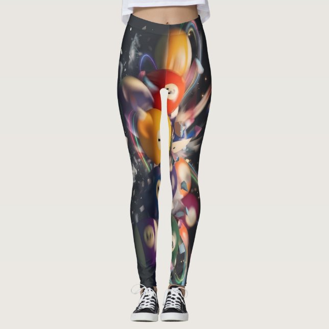 Leggings Estilo de Bola de Billar (Anverso)