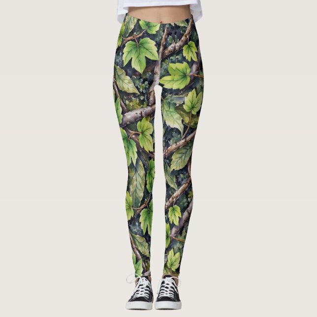 Leggings Estilo de camuflaje del patrón sin soldadura del s (Anverso)