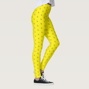 Leggings Estilo de color amarillo