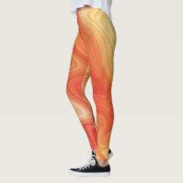 Leggings Estilo de flujo de mármol