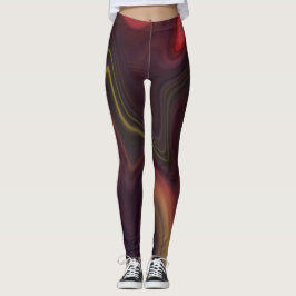Leggings Estilo de flujo de mármol