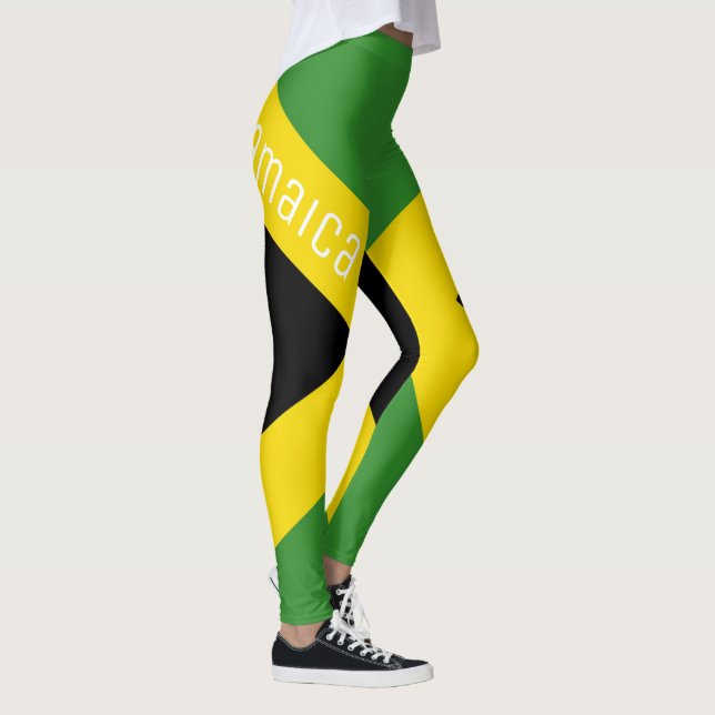 Leggings Estilo de la bandera nacional de Jamaica (Derecha)