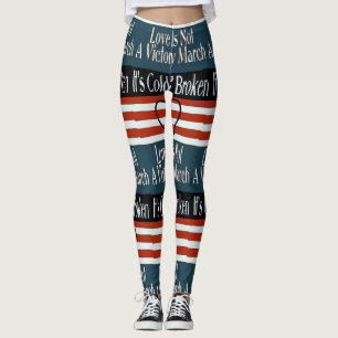 Leggings Estilo de las canciones abstractas,