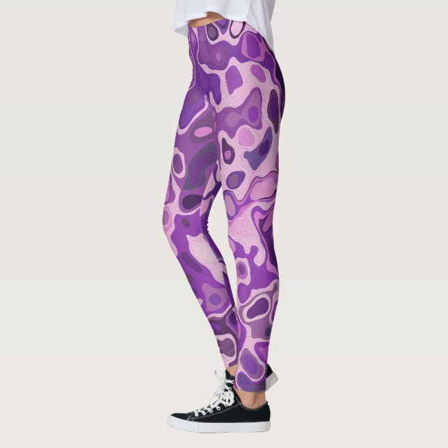 Leggings Estilo de mármol  (Izquierda)