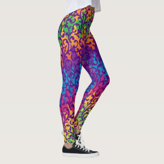 Leggings Estilo del carnaval colorido
