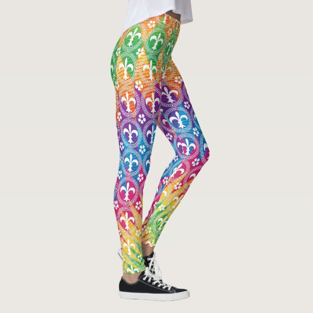 Leggings Estilo del carnaval colorido (Derecha)