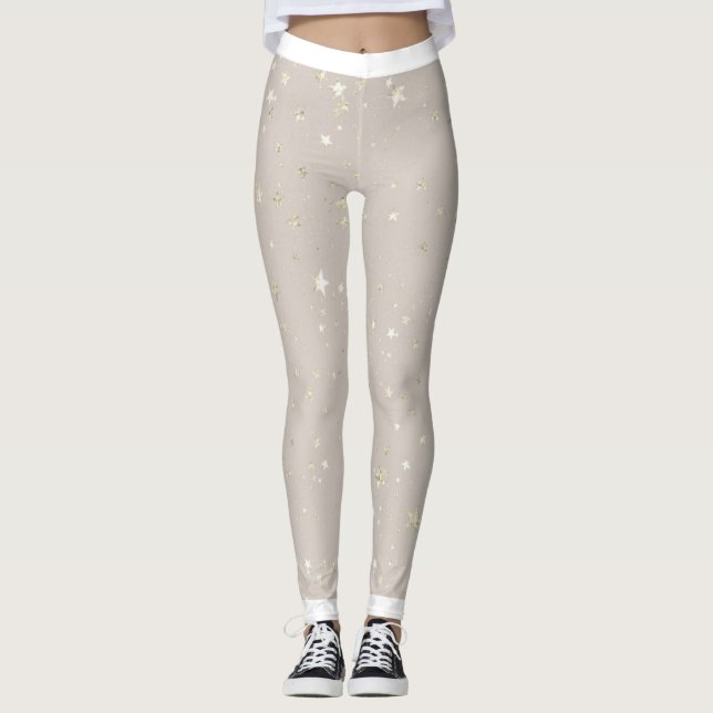 Leggings Estilo estelar: anteojeras Purpurinoso (Anverso)