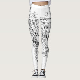 Leggings Estilo femenino del jinete de las solas polainas