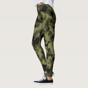 Leggings Estilo militar de camuflaje