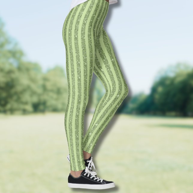 Leggings Estilo Mínimo de Brillo de Pistacho Suave (Subido por el creador)