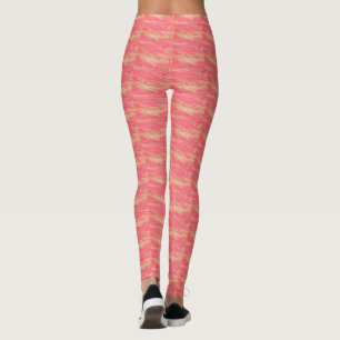 Leggings Estilo moderno y trendy amarillo y rosa