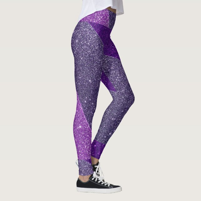 Leggings Estilo Purpurina púrpura (Shades of Purple Leggings!)