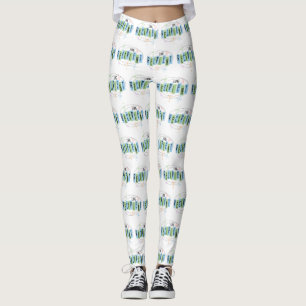 Leggings Estilo retro del receptor del trasplante de pulmó