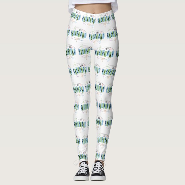 Leggings Estilo retro del receptor del trasplante hepático (Anverso)