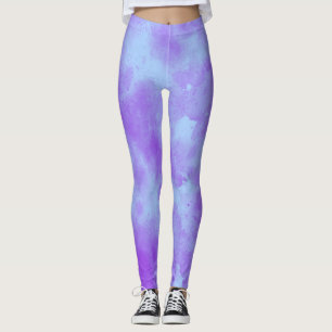 Leggings Estilo Storm efecto de nube Azul morado