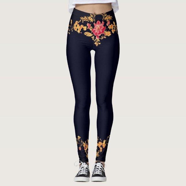 Leggings Estilo y comodidad con las piernas Personalizados: (Anverso)
