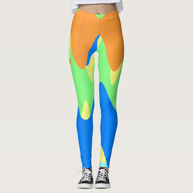 Leggings Estilos de Art Nouveau Leyendas de patrones geomét (Anverso)