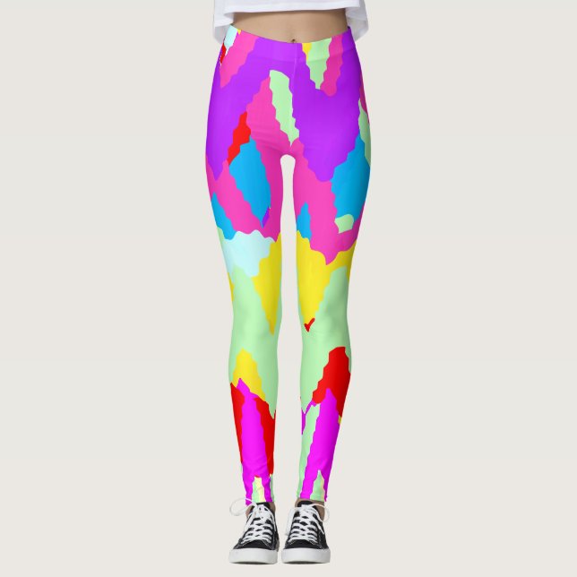 Leggings Estilos de Art Nouveau Leyendas de patrones geomét (Anverso)