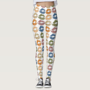 Leggings Estiloso Labio Colorida