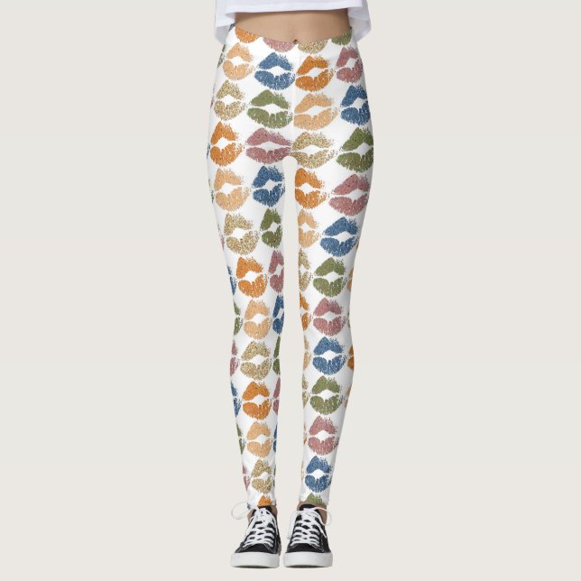 Leggings Estiloso Labio Colorida (Anverso)