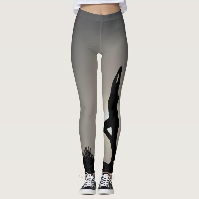 Leggings Estiramiento de la yoga (Anverso)