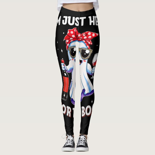 Leggings Estoy Aquí Boos Halloween Famosas Mujeres Fantasma (Anverso)
