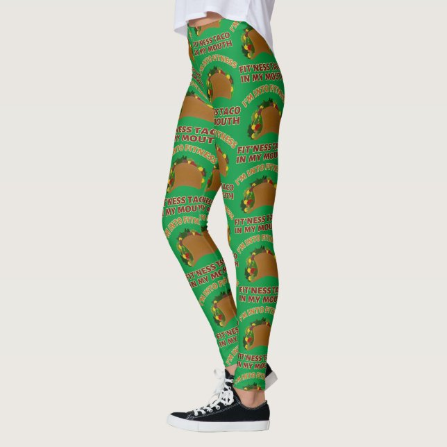 Leggings estoy en el taco de aptitud para la buena forma en (Izquierda)