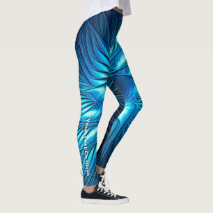 Leggings Estrella azul tallada