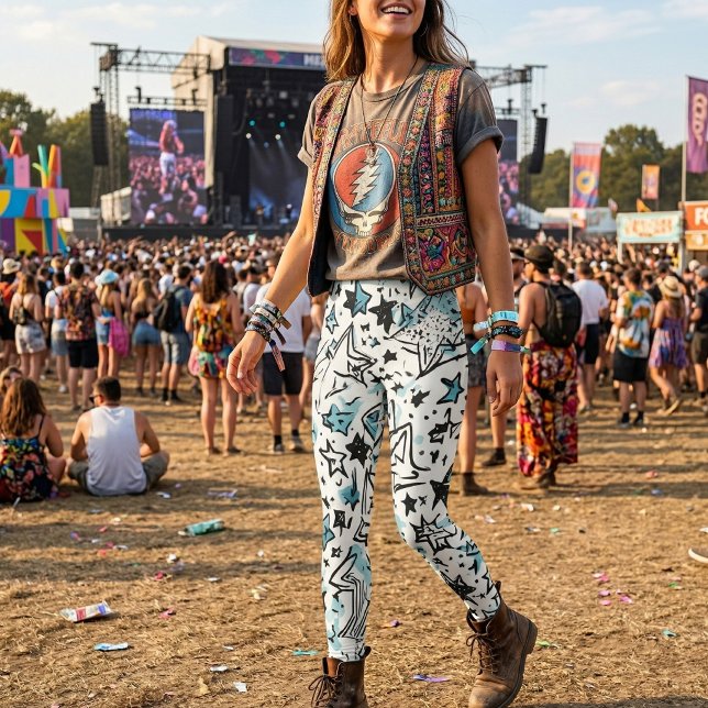 Leggings Estrella Celestial Garabato (Subido por el creador)