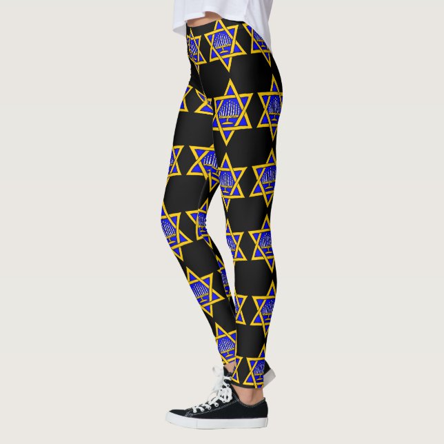 Leggings Estrella de David y Menorah (Izquierda)