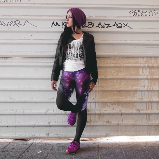Leggings Estrella de la Galaxia del espacio de la playa del (Subido por el creador)
