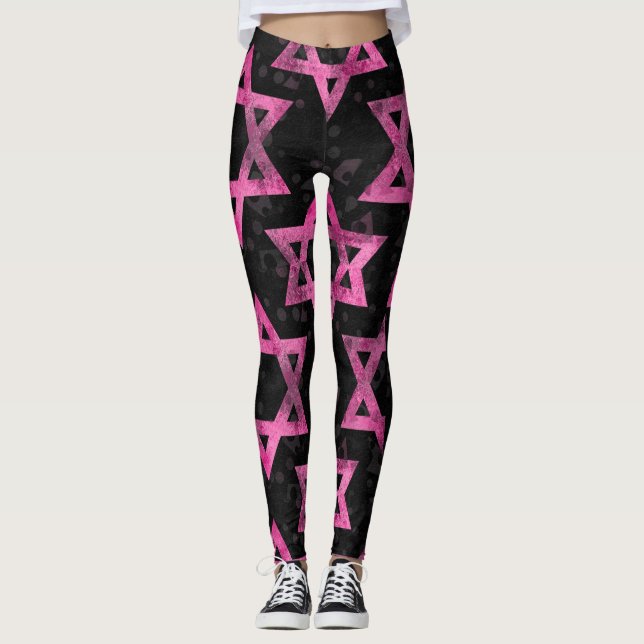 Leggings estrella de la leyenda david (Anverso)