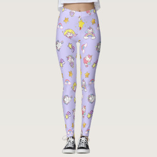 Leggings Estrella del arco iris de Unicornio enciende tema