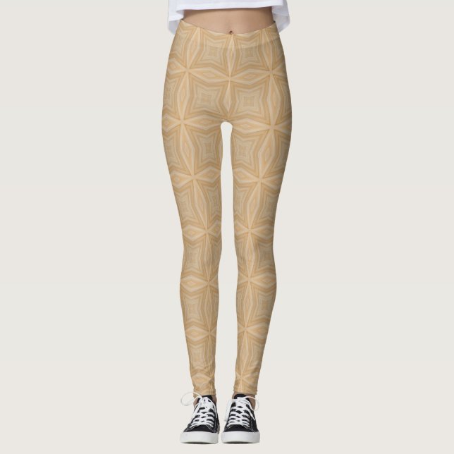 Leggings Estrella del Desierto - Arte de arena en capas (Anverso)