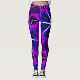 LEGGINGS ESTRELLA MODERNA AZUL CUTE-PURPLE-AZUL- LEGGINING