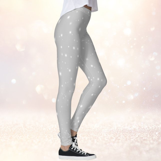 Leggings Estrella plateada de luz de estrellas (Subido por el creador)
