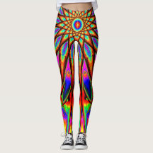 Estrella psicodélica del arco iris