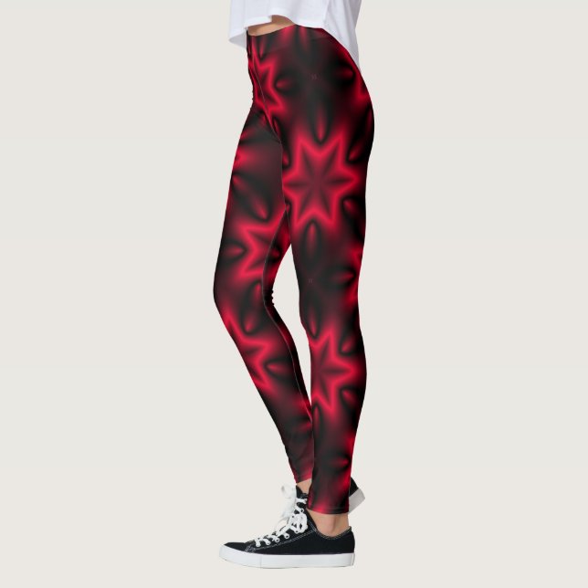 Leggings Estrella roja vibrante (Izquierda)
