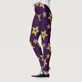 Leggings Estrellas alienígenas Princesa espacial All Starry