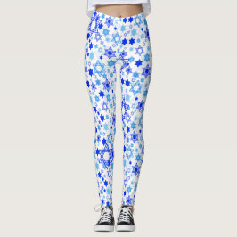 Leggings Estrellas azules de la diversión del modelo al