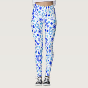Leggings Estrellas azules de la diversión del modelo al