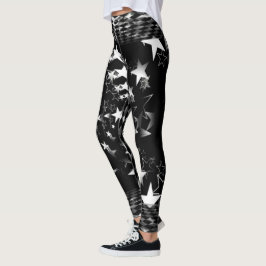 Leggings Estrellas blancas