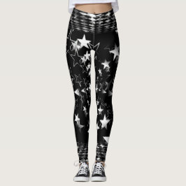 Leggings Estrellas blancas