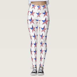 Leggings Estrellas brillantes americanas