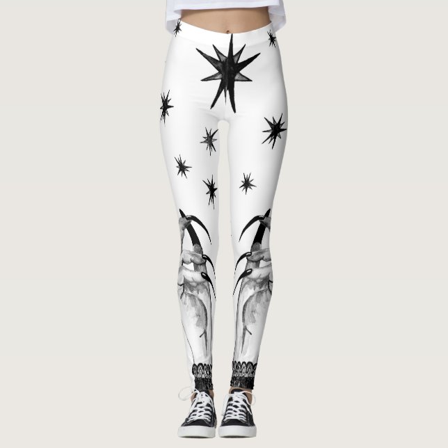 Leggings Estrellas de Brujas: Antecedentes nocturnos de Hal (Anverso)