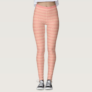 Leggings Estrellas de color rosa sutil Estrellas de color r