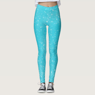 Leggings Estrellas de estrellas de Azure Blue Modern