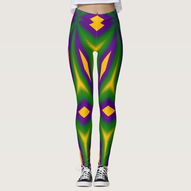 Leggings Estrellas de Mardi Gras (Anverso)