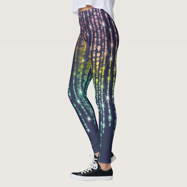 Leggings Estrellas del arcoiris espumoso (Izquierda)