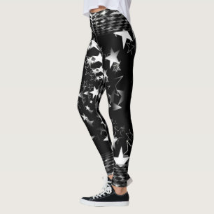 Leggings Estrellas del blanco